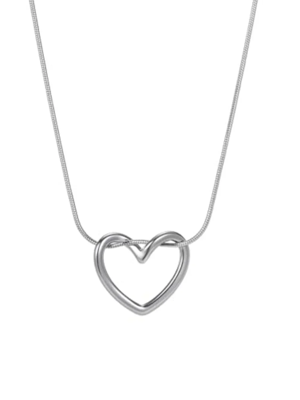BRAND NEW Heart Pendant Necklace Stainless Steel